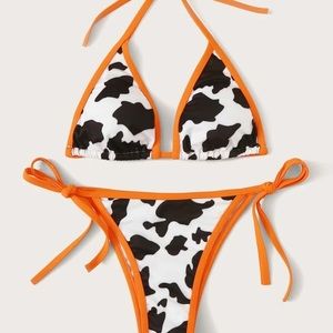 Cow 2 piece bikini